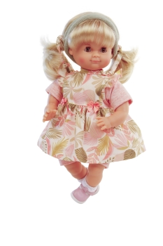Kleidung zu Puppe Schlummerle 32 cm, sommerliche Kleidung rose/grün